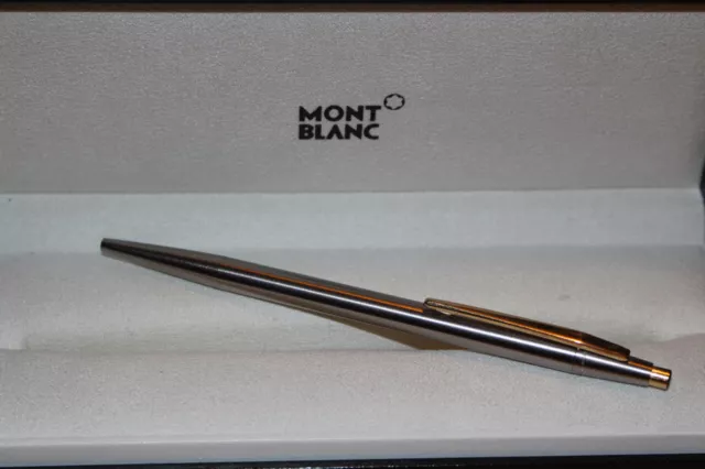 Montblanc Noblesse Kugelschreiber in silbern & gold 80er Jahre, Mont Blanc