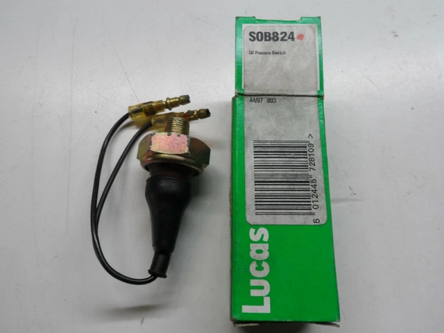 Lucas Oil Pressure Switch - SOB824 Bedford/Vauxhall Midi/Rascal & Isuzu Rodeo
