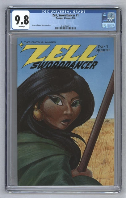 Zell Sworddancer #1 Early Usagi Yojimbo On Back Thoughts & Images 1986 CGC 9.8
