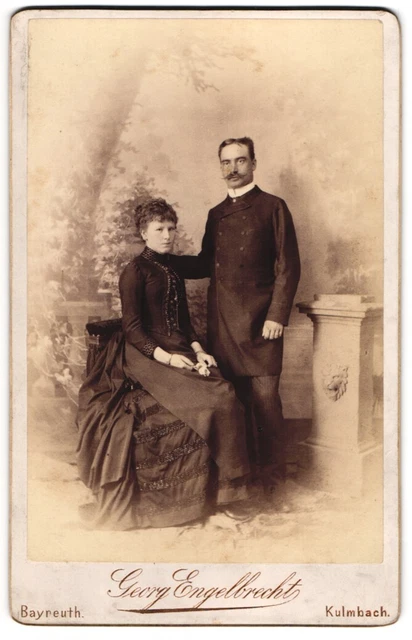 Fotografie Georg Engelbrecht, Bayreuth, Kulmbach, Bürgerliches Paar in hübscher