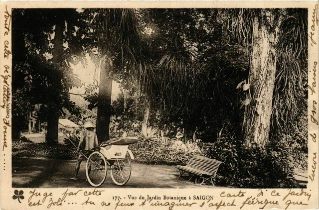 CPA AK Saigon Vue du Jardin Botanique VIETNAM-INDOCHINA (840862)