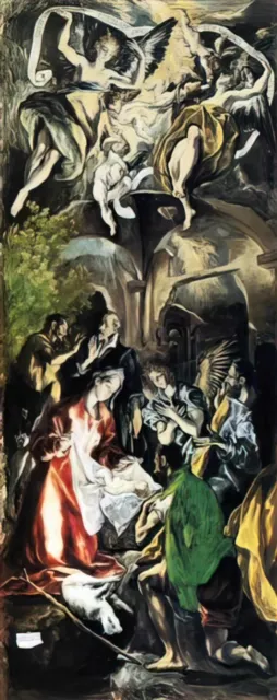 El Greco photo A4 adoration of the shepherds