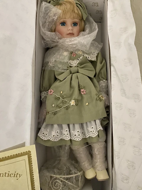 Authentic! Heritage Signature Collection Polly’s Tea Party Porcelain Doll