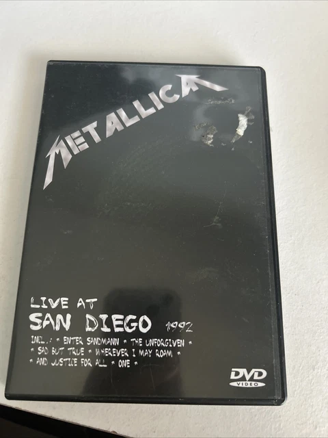 METALLICA-LIVE IN SAN Diego 1992 [DVD] $18.71 - PicClick CA
