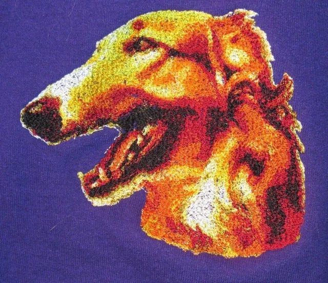 Embroidered Ladies Jacket - Borzoi DLE1489  Sizes S - XXL