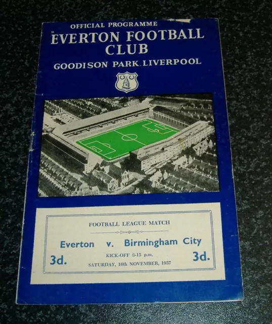 Everton v Birmingham 1957/58