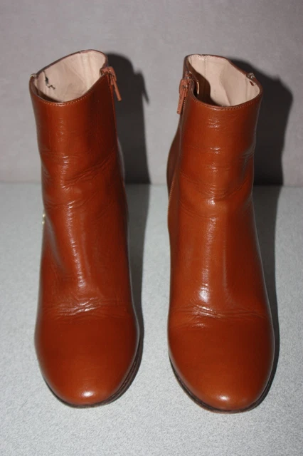 Bottines Kookai Cuir Lisse Noir - Taille 40 - Talon Aiguille Haut - Bout Rond - Occasion Très Bon état