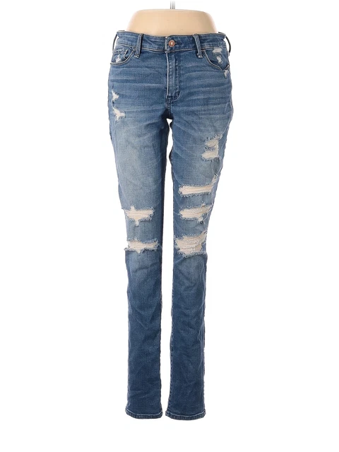 Abercrombie & Fitch Women Blue Jeans 28W