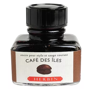 J. Herbin Tinte Flakon 30 ml Kaffeebraun für Füller Füllertinte Füllhalter braun