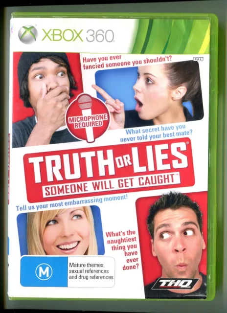 XBOX 360* - 'TRUTH OR LIES'  No Manual