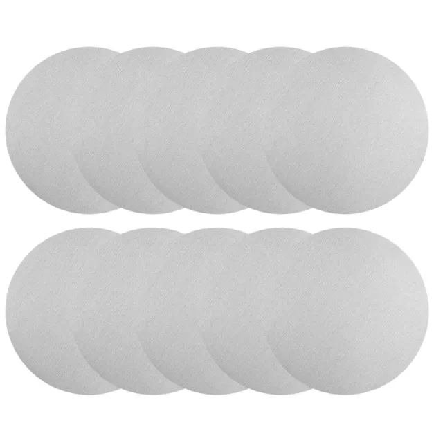 10 Pcs 7-Inch Aluminum Oxide White Dry Hook and Loop Sanding Discs 1000 Grit