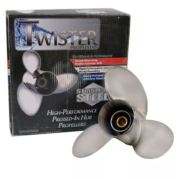 Michigan Wheel Twister Boat Propeller 033165 | RH 13 1/8 x 19 P Michigan Wheel Twister Boat Propeller 033165 | RH 13 1/8 x 19 P