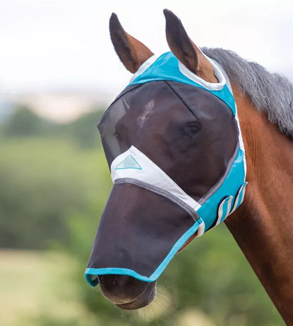 Shires Fine Mesh Fly Mask With Ear Hole and Nose