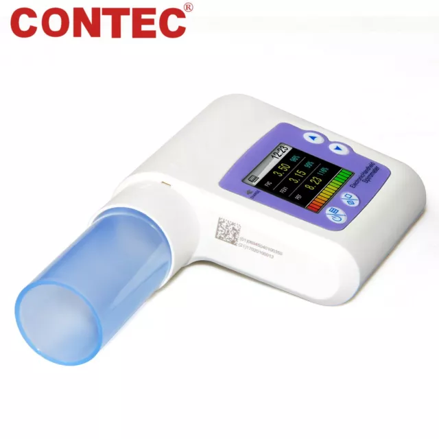 CE SP10 Digitales Spirometer Handspirometer Lungenfunktionsmessgerät espirômetro