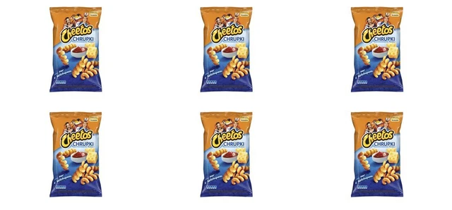 6 snack in mais al gusto di cheetos ketchup e formaggio, 5,1 once (145 g.)