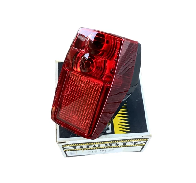 Phare Optique + Cuvelage Et Interrupteur Pour Peugeot 103 MVL Vogue, Chromé, Neuf, Origine France
