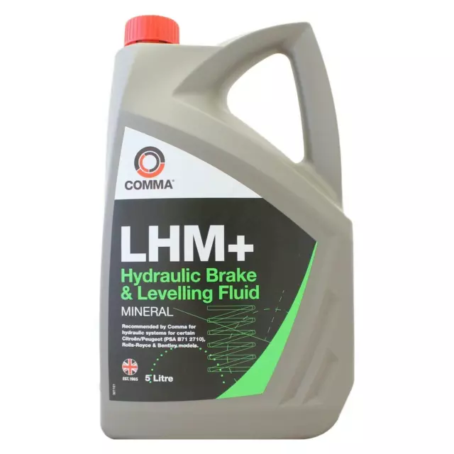 Comma - LHM+ Plus Suspension & Hydraulic Brake Systems Fluid LHM5L 5L