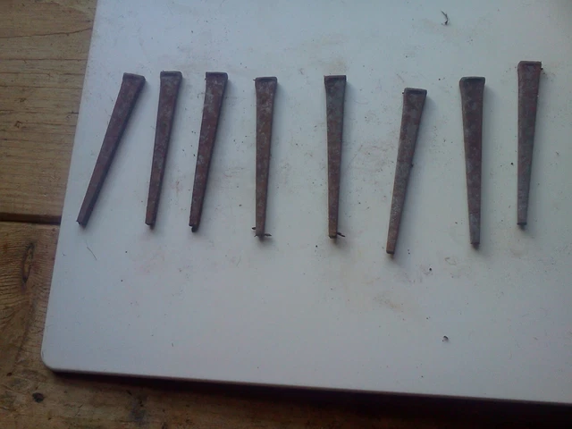 Antique Vintage Square nails,  1850 (cir)  never used  2 1/4 inches long