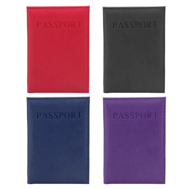 Reisepass Hülle Passport Etui Reise Brieftasche PU Leder Pass Mappe Ausweis