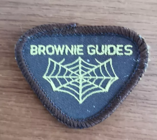 Girlguiding Brownie Guides cloth craft interest badge obsolete new