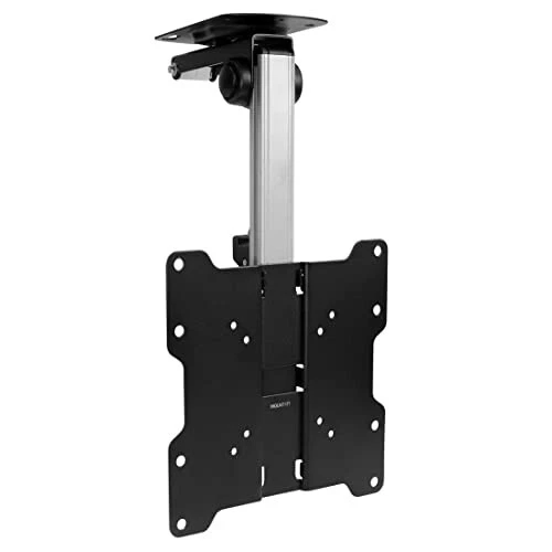 CEILING TV MOUNT Folding Retractable 90 Degree Tilt Fold Down Swivel TV