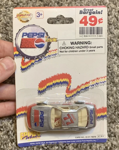 Vintage Golden Wheel Pepsi Cola Jimmy Peck 77 Car Diecast 1:64 - Sealed