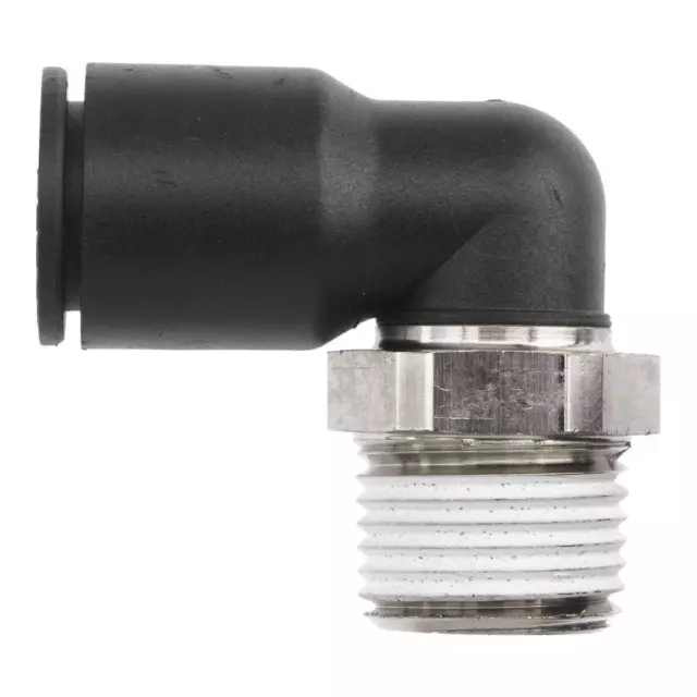 PCNY2501-04-06 PBT Push-To-Connect Tube Fitting, 90 Degree Elbow, 1/4" Tube OD X