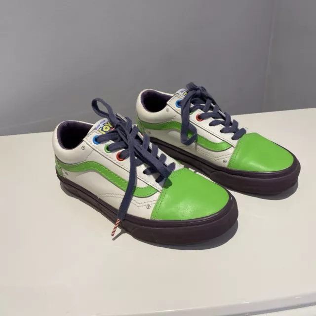 Vans x Disney Pixar Toy Story Old Skool Buzz Lightyear Shoe UK 3.0 Collab Rare