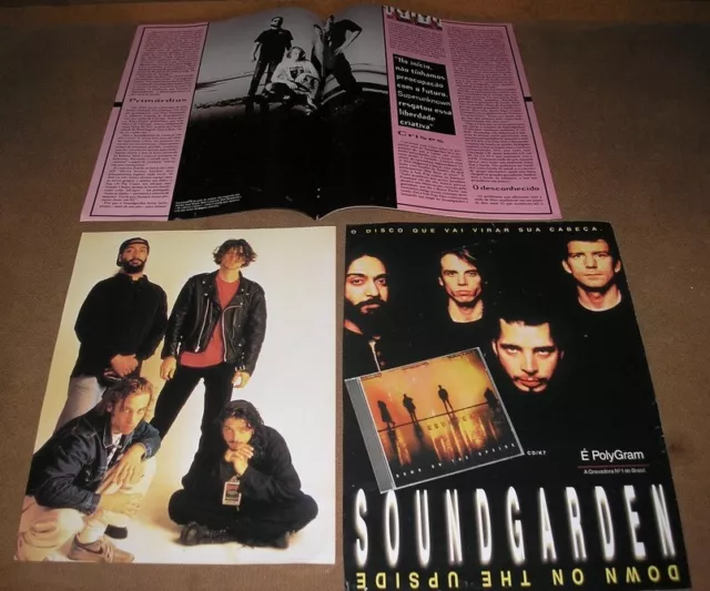 Soundgarden - Lot of original clippings - cutouts