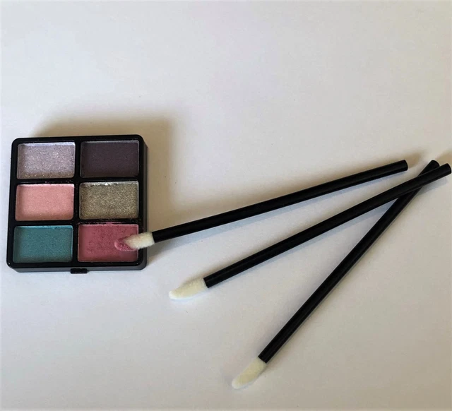 50 Stück Lidschatten Pinsel Kosmetik Eyeliner Lippenpinsel Make Up