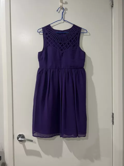 ASOS Purple Maternity Dress Size 8 2