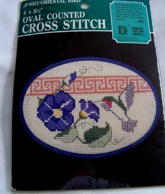 Counted Cross Stitch Kit Designs For The Needle  Hummingbird Bird  #4017