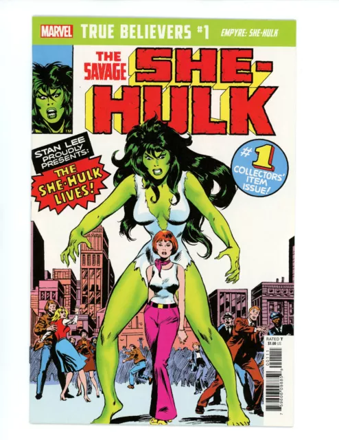 True Believers: Empyre - She-Hulk #1 - Reprints Savage She-Hulk #1 - 2020 Marvel