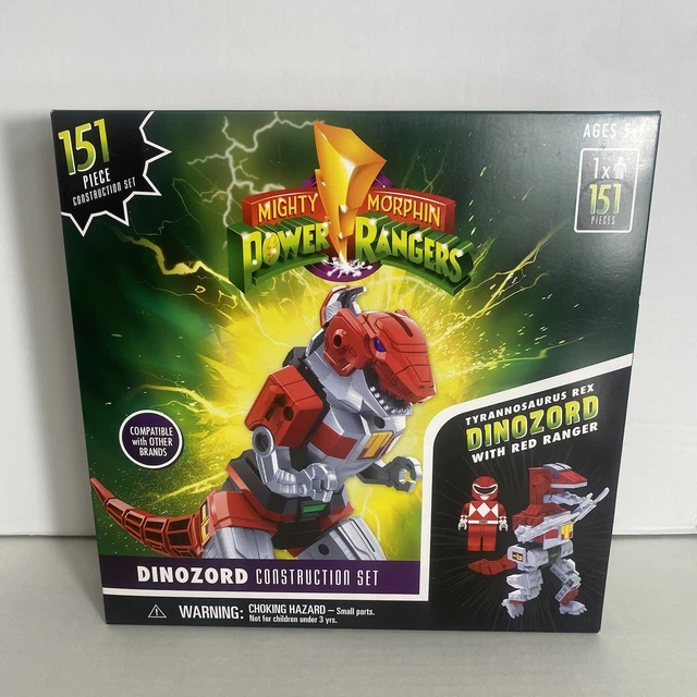 MIGHTY MORPHIN POWER Rangers - Dinozord Construction Set - 151 Pieces ...