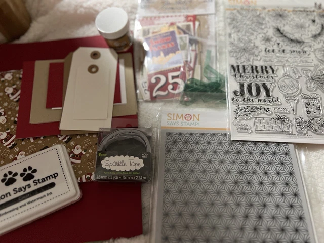 Gran Lote de Tarjetas para Hacer de Navidad, Páginas de Libro de Recortes **Ver Descripción