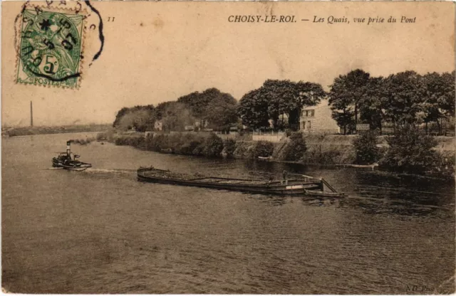 CPA Chiosy-le-Roi Les Quais vue prise du Pont FRANCE (1370087)