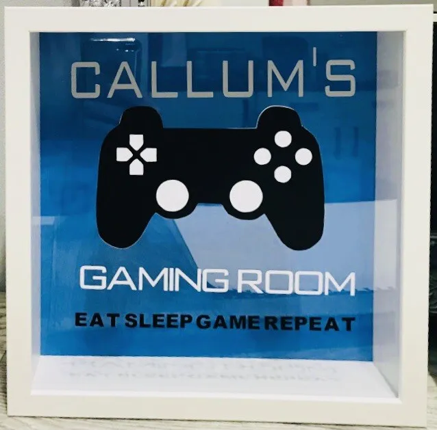 Gaming Vinyl Decal Eat Sleep Game Repeat Gamer Room - Decals Only