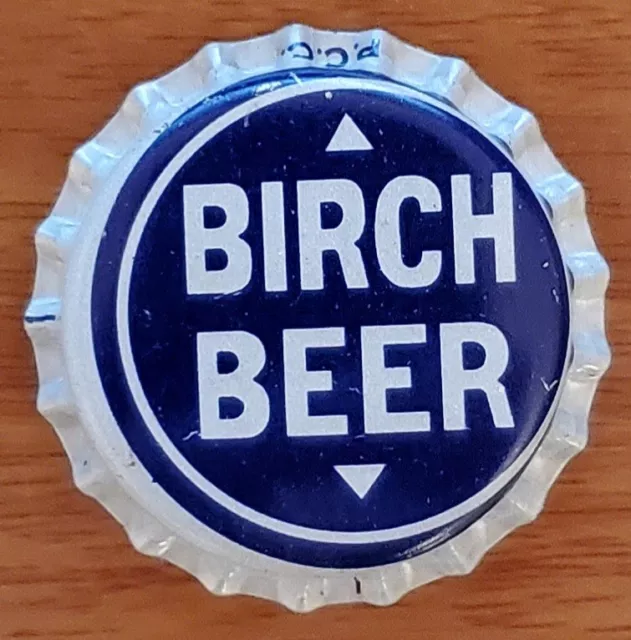 Vintage BIRCH-BEER Cork-Lined bottle cap; 1950's; NOS