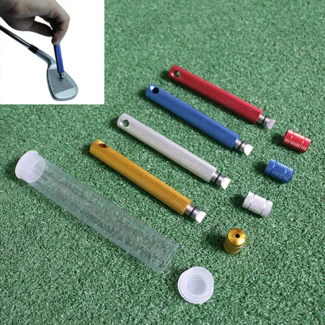 Groove Sharpener Cleaner Regrooving Tool for U V Grooves Golf Club Iron Wedge