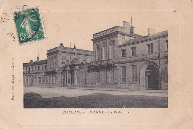 CPA 51 CHALONS sur MARNE La Préfecture Edit des Magasins Réunis