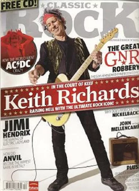 Keith Richards Keef Raising Hell The Rolling Stones UK Rock magazine Free Post