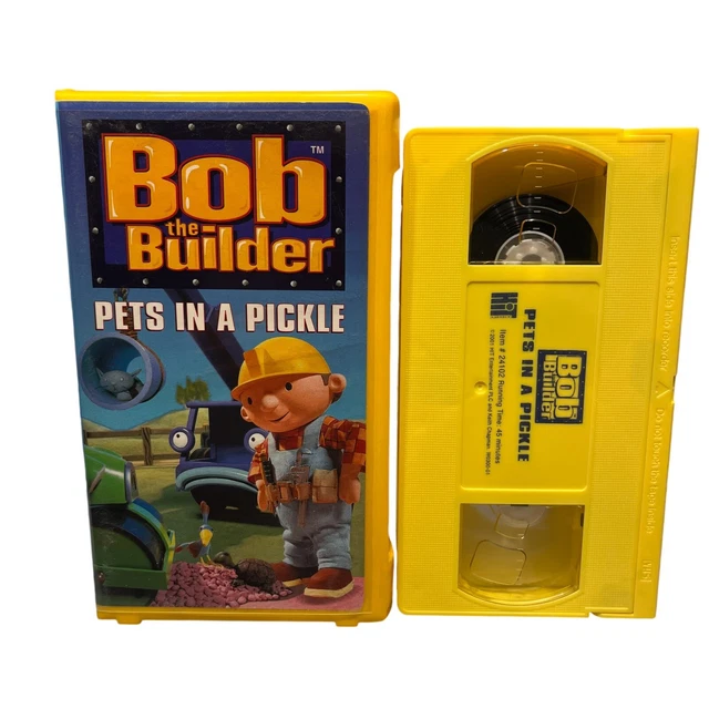 BOB THE BUILDER Pets in a Pickle VHS 2001 Video Tape Clamshell Case ...