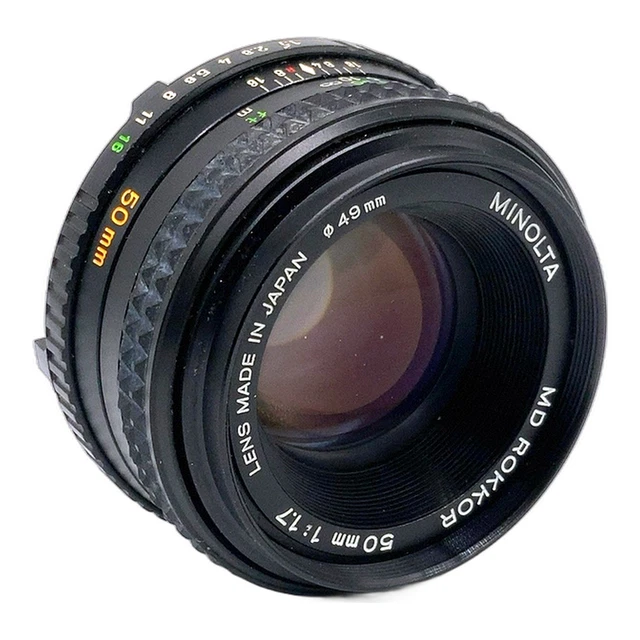 MINOLTA X 500 MD ROKKOR 50mm f1.7 Funcionamiento Raro EUR 155,55