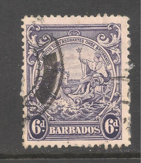 Barbados #199 (A21) VF USED - 1938 6p Seal Of The Colony