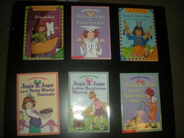 Lot of Six Junie B Jones Early Reader Chapter Books PaperBack