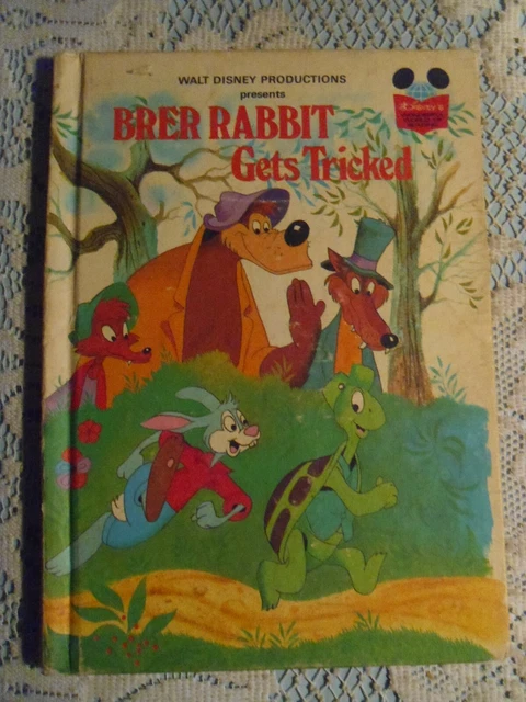 Brer Rabbit Gets Tricked from Walt Disney Producitons, HC 1981 Book Club Edition