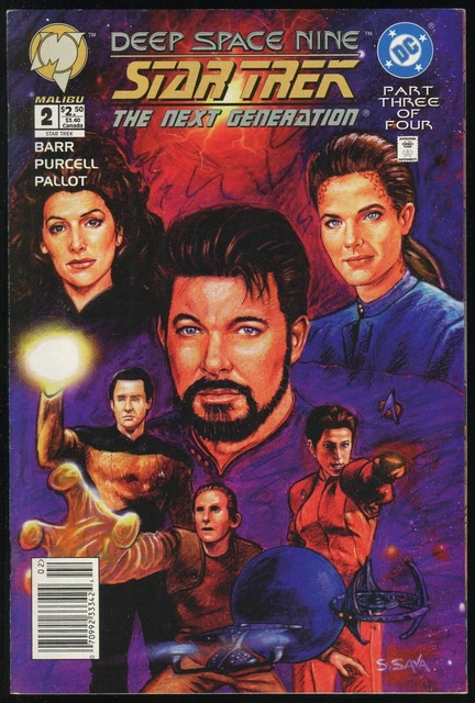 Star Trek Next Generation Deep Space Nine Comic Set Parts 1-2-3-4 Lot DC Malibu 6