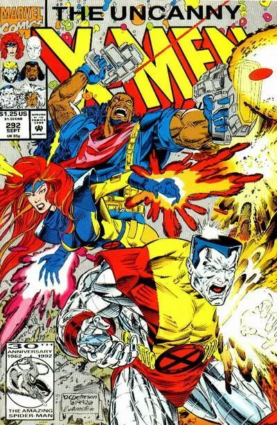 X-MEN #292 VF, The Uncanny, Direct, Marvel Comics 1992 Stock Image