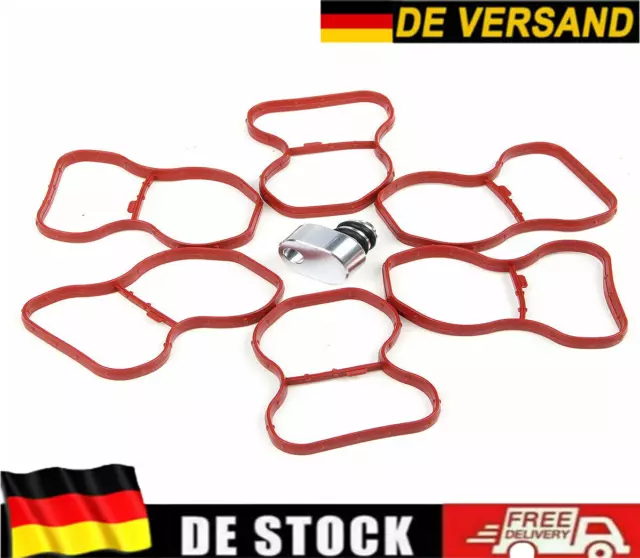 Drallklappen Swirl Flap Verschlussstopfen 6pcs Dichtungen Satz für BMW N57 N57S