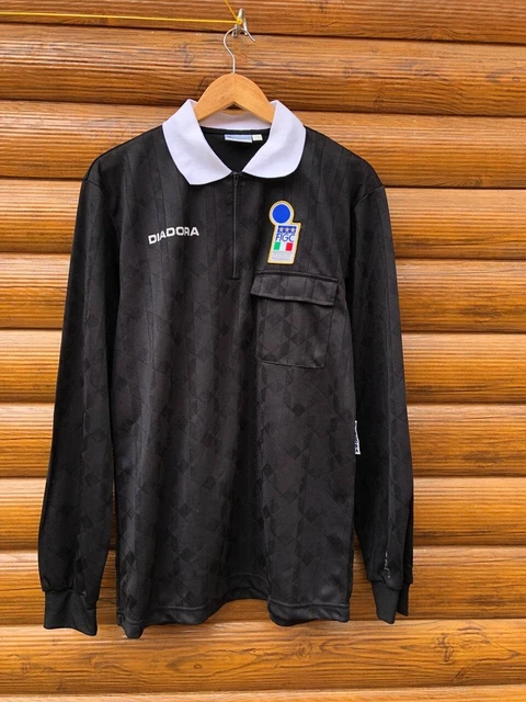 Vintage Diadora Referee ITALY FOOTBALL SHIRT JERSEY Vintage Diadora Referee ITALY FOOTBALL SHIRT JERSEY